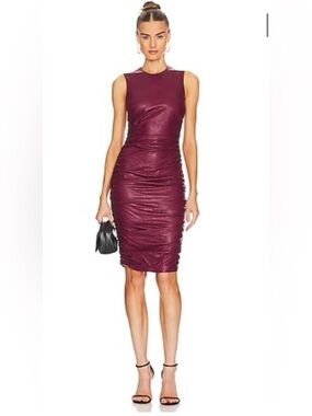 Amanda Uprichard Jamilla Leather Dress